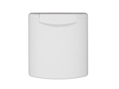 Låg t. ABL udtag/dåse - Hvid