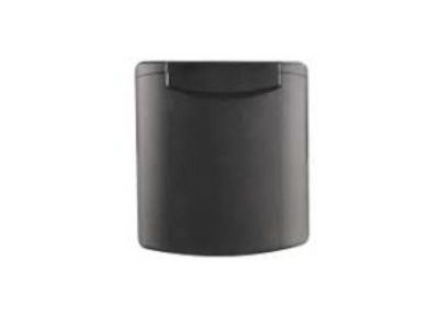 Låg t.ABL udtag/dåse-Antracit