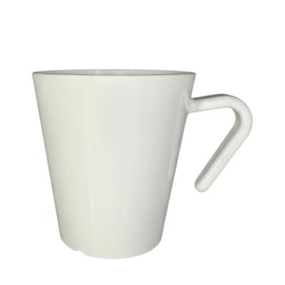 Stabelbart kaffekrus med hank hvid 30 cl - 12 stk