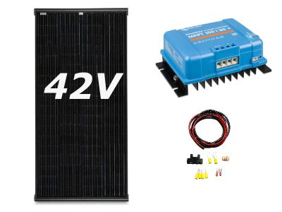 Solcellepakke 200W 42V m. Vic